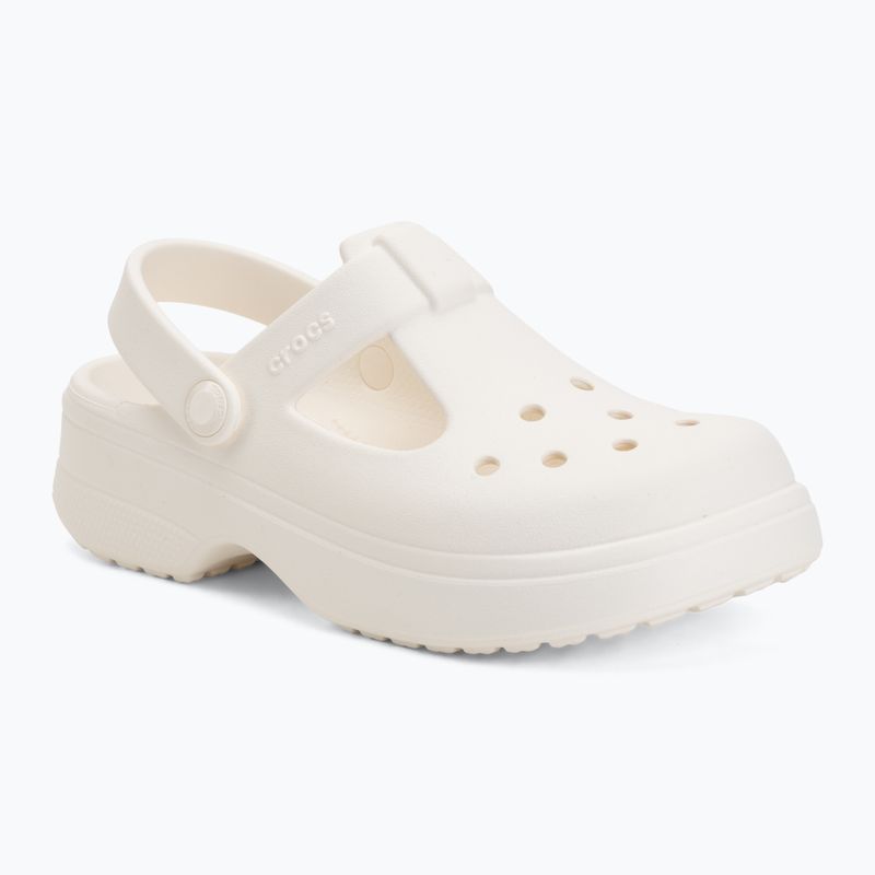 Șlapi pentru copii Crocs Classic Mary Jane Clog chalk 2