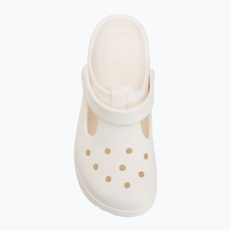 Șlapi pentru copii Crocs Classic Mary Jane Clog chalk 6