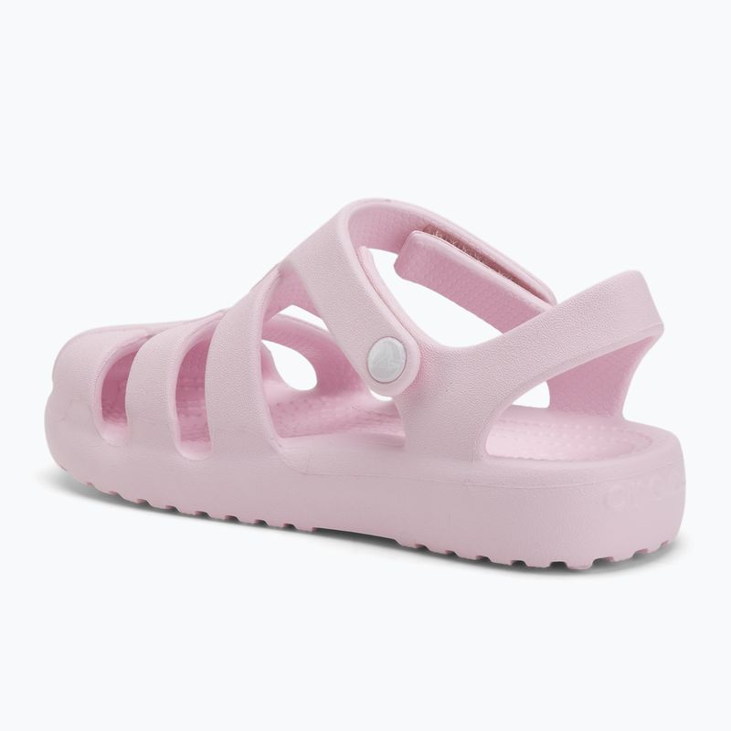 Sandale pentru copii Crocs Classic Fisherman Kids pink milk 3
