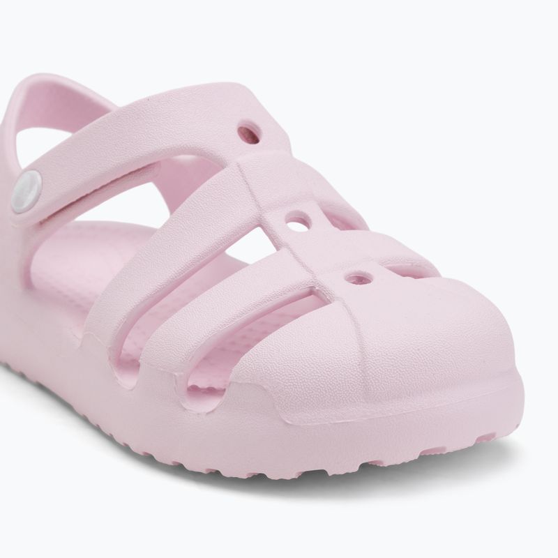 Sandale pentru copii Crocs Classic Fisherman Kids pink milk 7