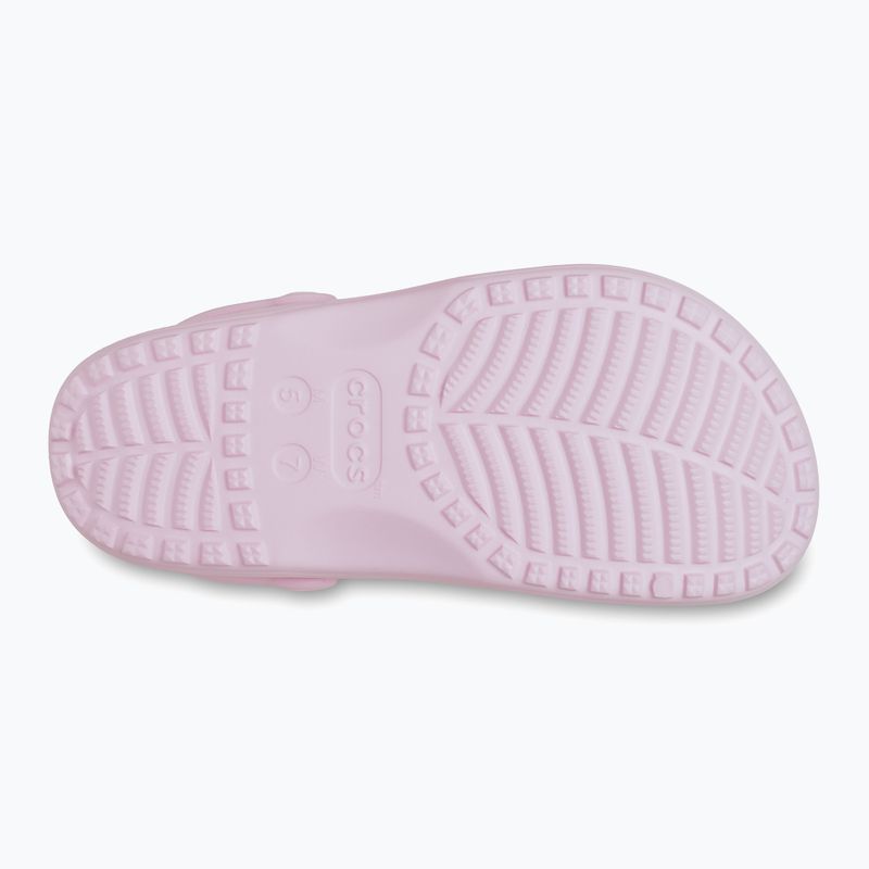 Papuci Crocs Classic Floral Cutout Clog pink milk 3