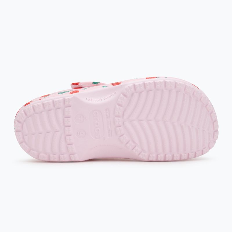 Papuci Crocs Classic Fresh Fruits Clog pink milk 5