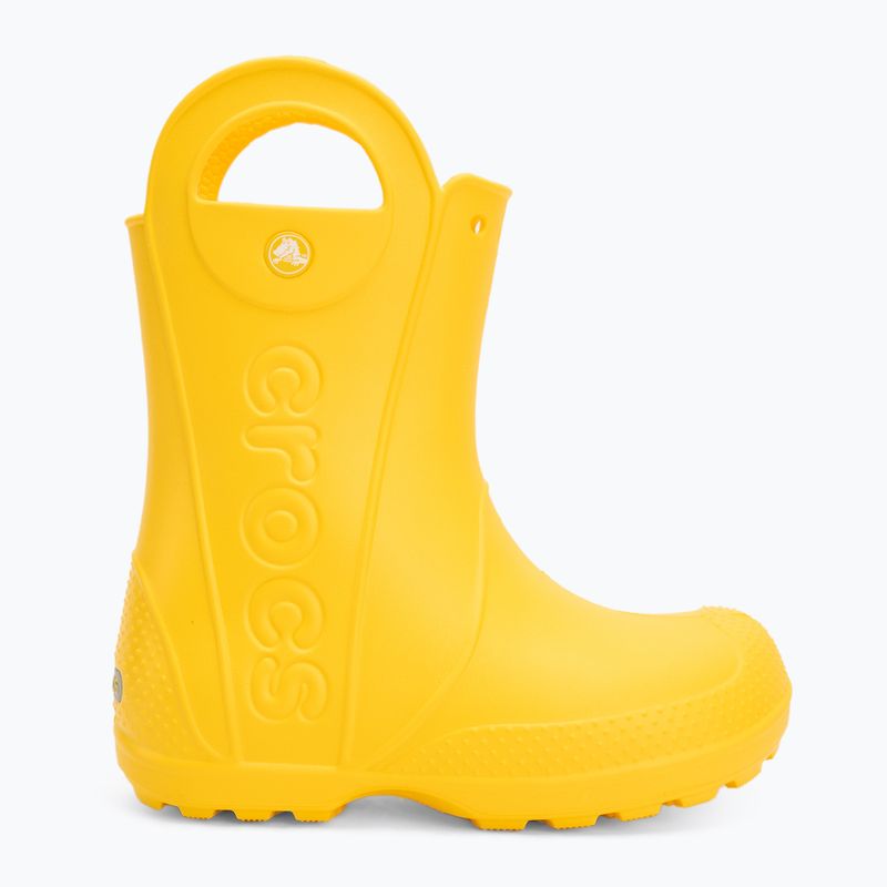 Cizme pentru copii  Crocs Handle It Rain Boot Kids yellow 2