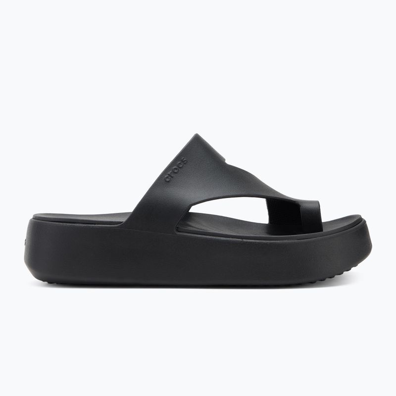Papuci pentru femei Crocs Getaway Platform Toe Loop black 2