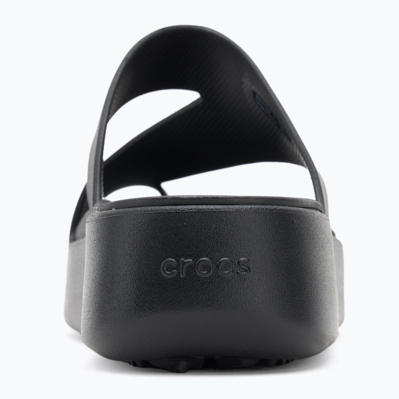 Papuci pentru femei Crocs Getaway Platform Toe Loop black 6