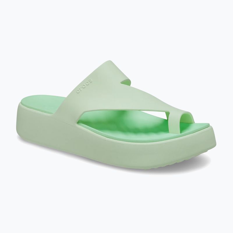 Șlapi pentru femei Crocs Getaway Platform Toe Loop jade tint 2