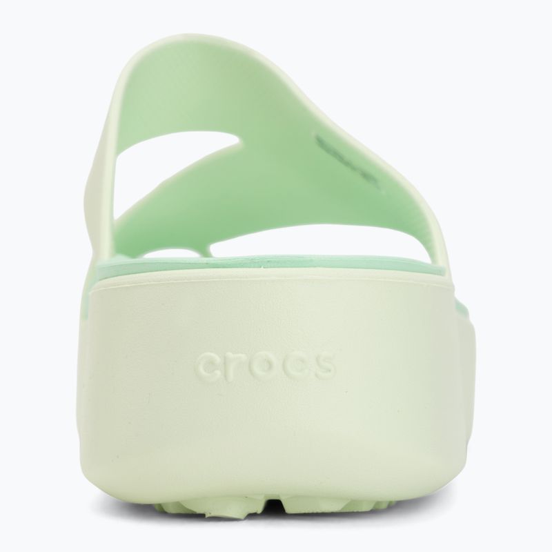 Șlapi pentru femei Crocs Getaway Platform Toe Loop jade tint 6