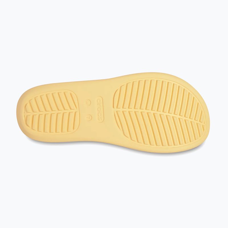 Șlapi pentru femei Crocs Getaway Platform Toe Loop golden hour 5