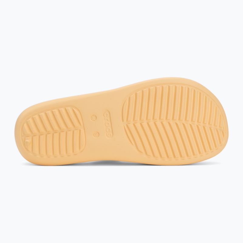 Șlapi pentru femei Crocs Getaway Platform Toe Loop golden hour 4