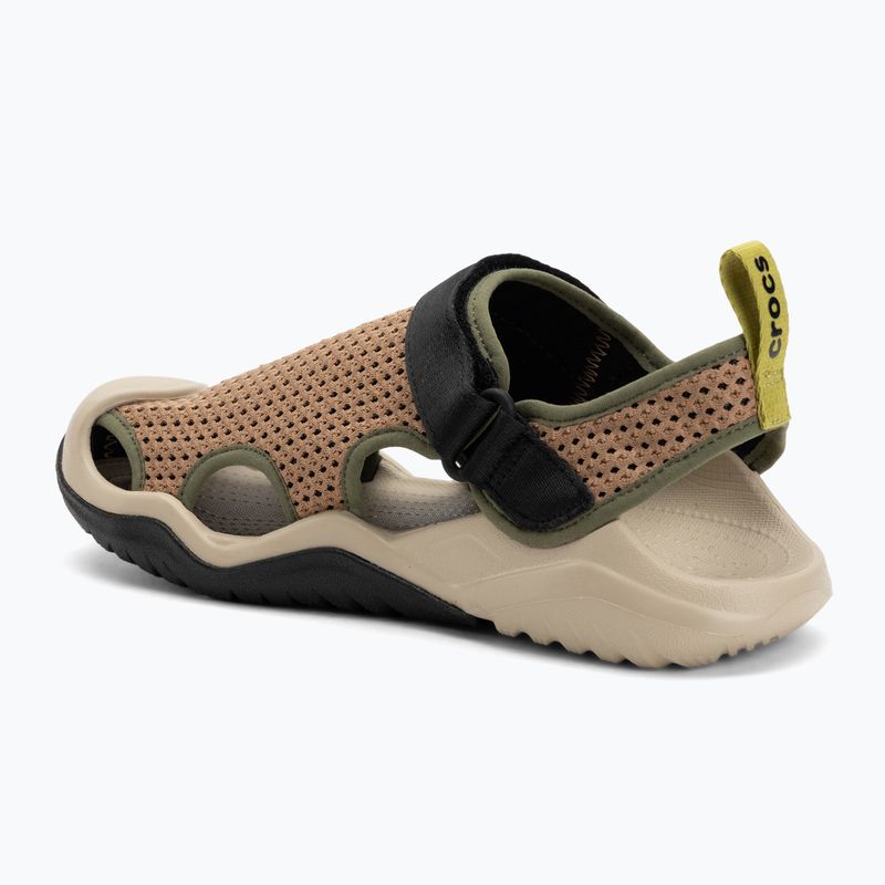 Sandale pentru bărbați Crocs Swiftwater Mesh Deck sepia 3