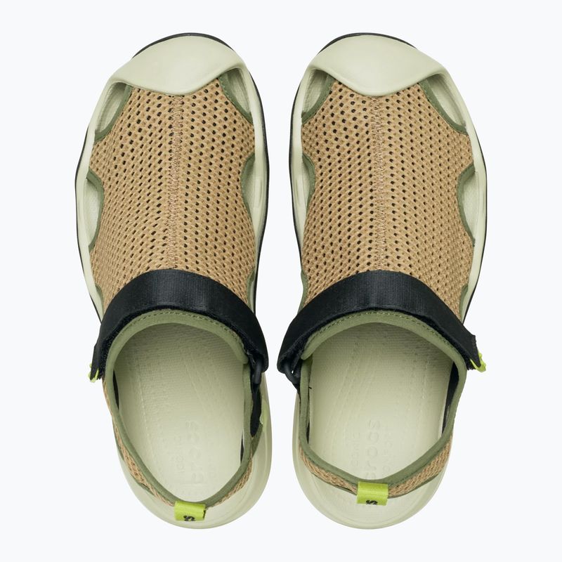 Sandale pentru bărbați Crocs Swiftwater Mesh Deck sepia 5