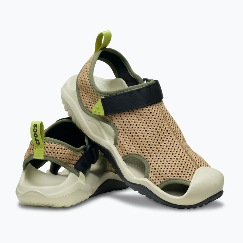 Sandale pentru bărbați Crocs Swiftwater Mesh Deck sepia 6