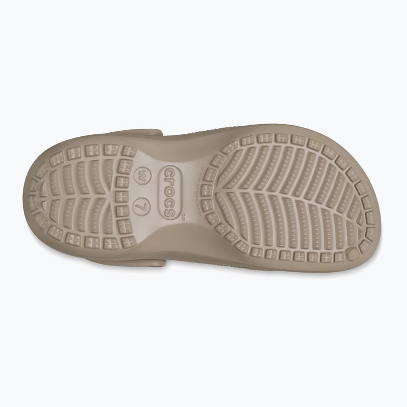 Papuci pentru femei Crocs Classic Platform Clog taupe 6