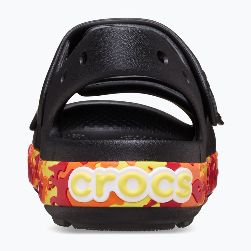 Sandale pentru copii Crocs Crocband Cruiser Flames black 3