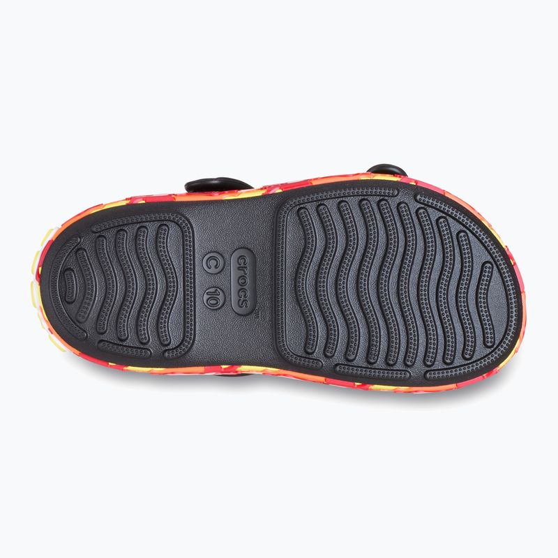 Sandale pentru copii Crocs Crocband Cruiser Flames black 4
