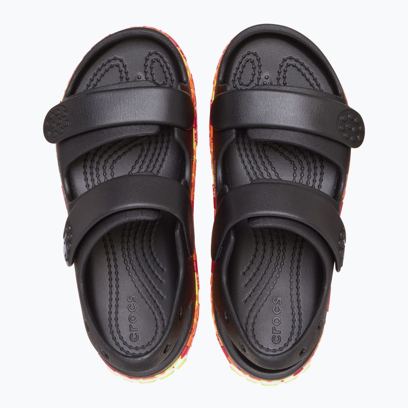 Sandale pentru copii Crocs Crocband Cruiser Flames black 5