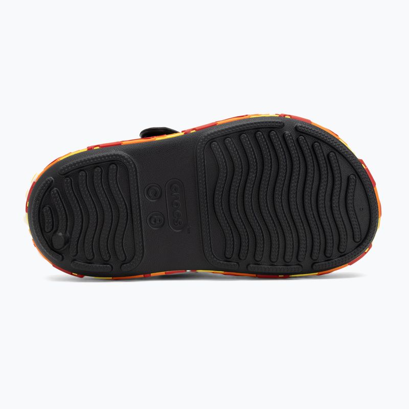 Sandale pentru copii Crocs Crocband Cruiser Flames black 4