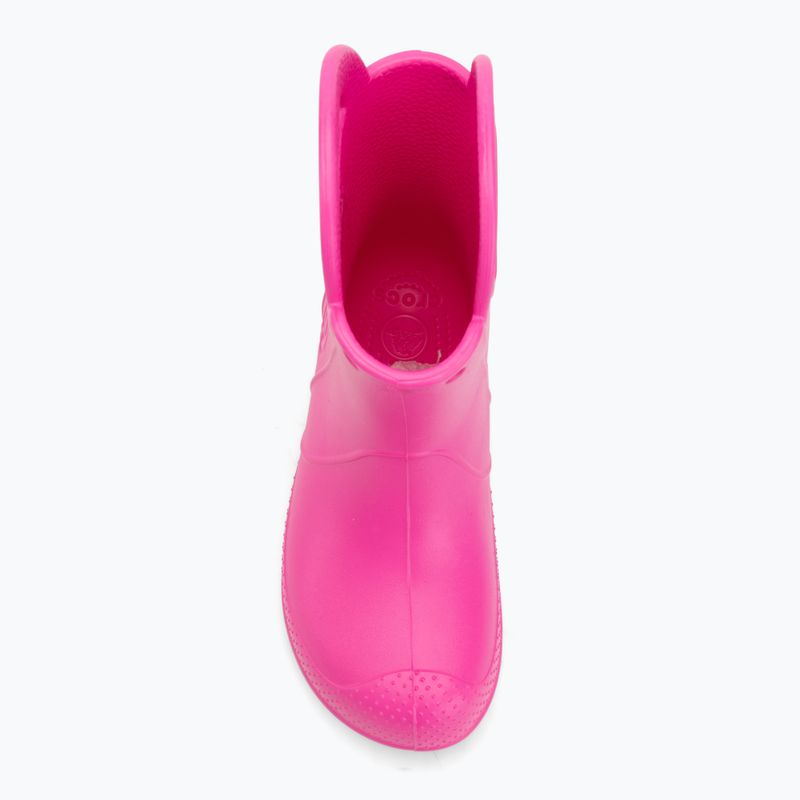 Papuci pentru copii Crocs Handle It Rain Boot Kids pink crush 5
