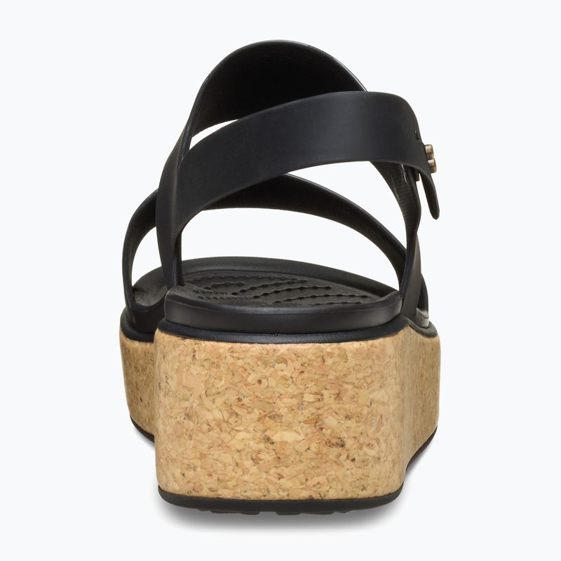 Sandale pentru femei Crocs Brooklyn Cork Low Wedge black/black 3