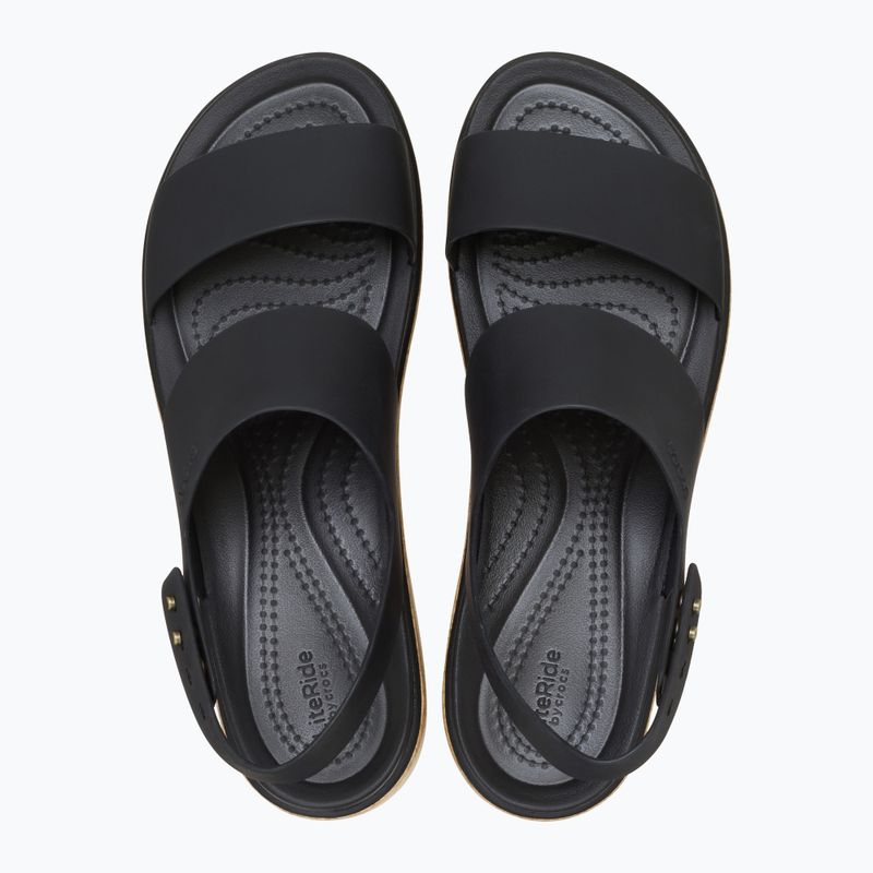 Sandale pentru femei Crocs Brooklyn Cork Low Wedge black/black 5