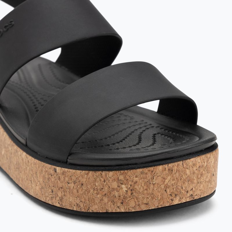 Sandale pentru femei Crocs Brooklyn Cork Low Wedge black/black 7