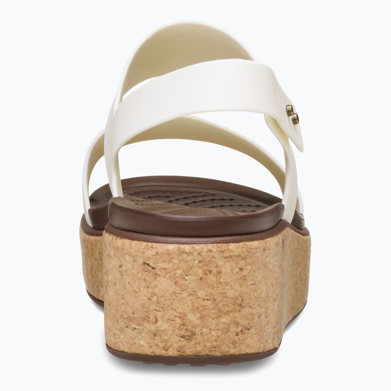 Sandale pentru femei Crocs Brooklyn Cork Low Wedge chalk 3