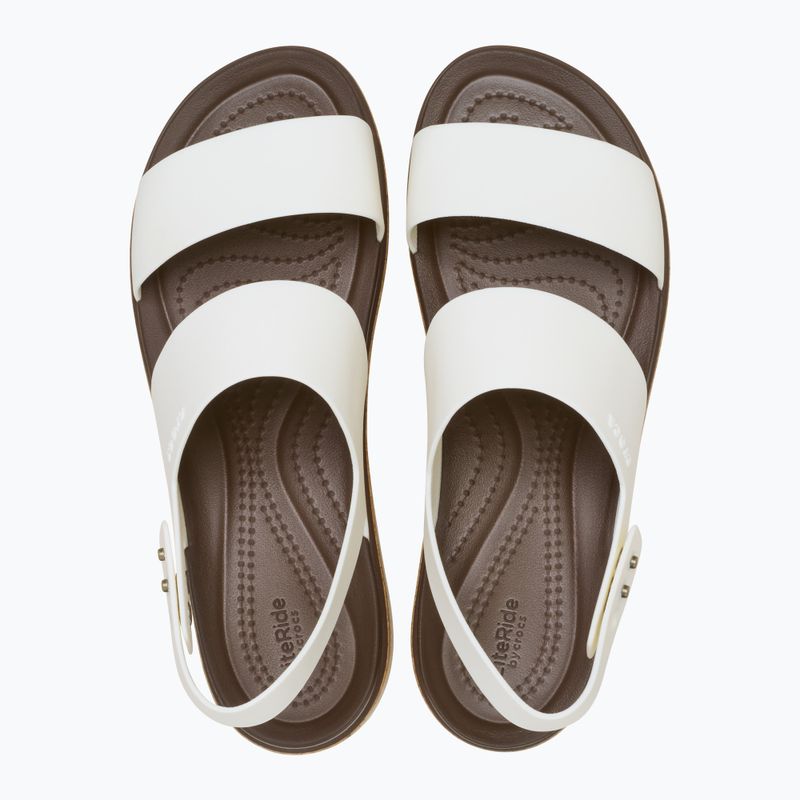 Sandale pentru femei Crocs Brooklyn Cork Low Wedge chalk 5