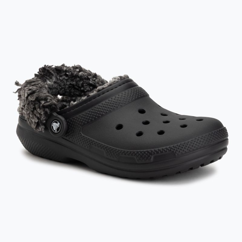 Șlapi Crocs Classic Fleece Lined black 2