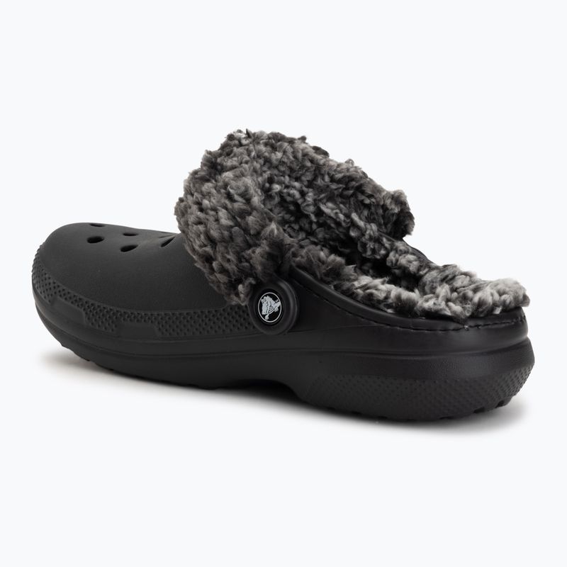 Șlapi Crocs Classic Fleece Lined black 4
