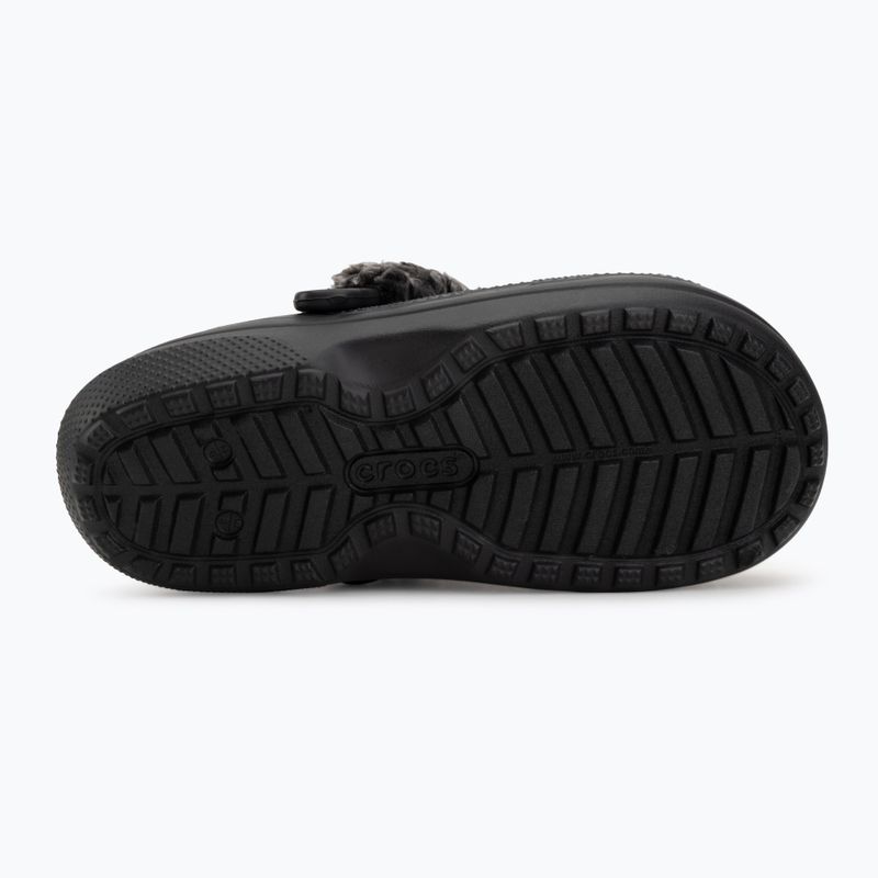 Șlapi Crocs Classic Fleece Lined black 5
