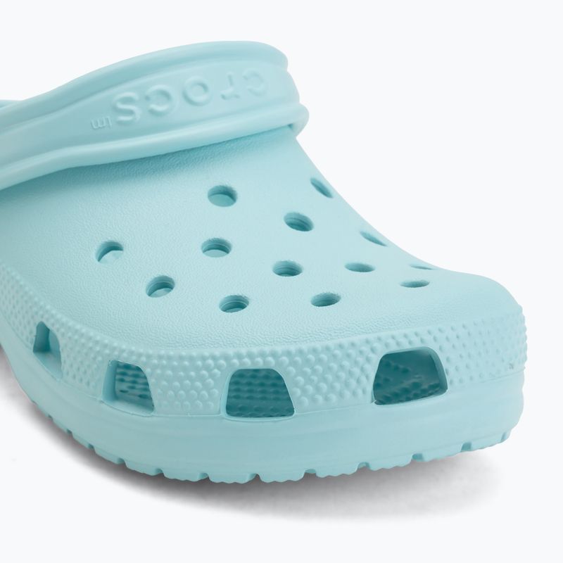 Șlapi pentru copii Crocs Classic Clog Kids aquamarine 8