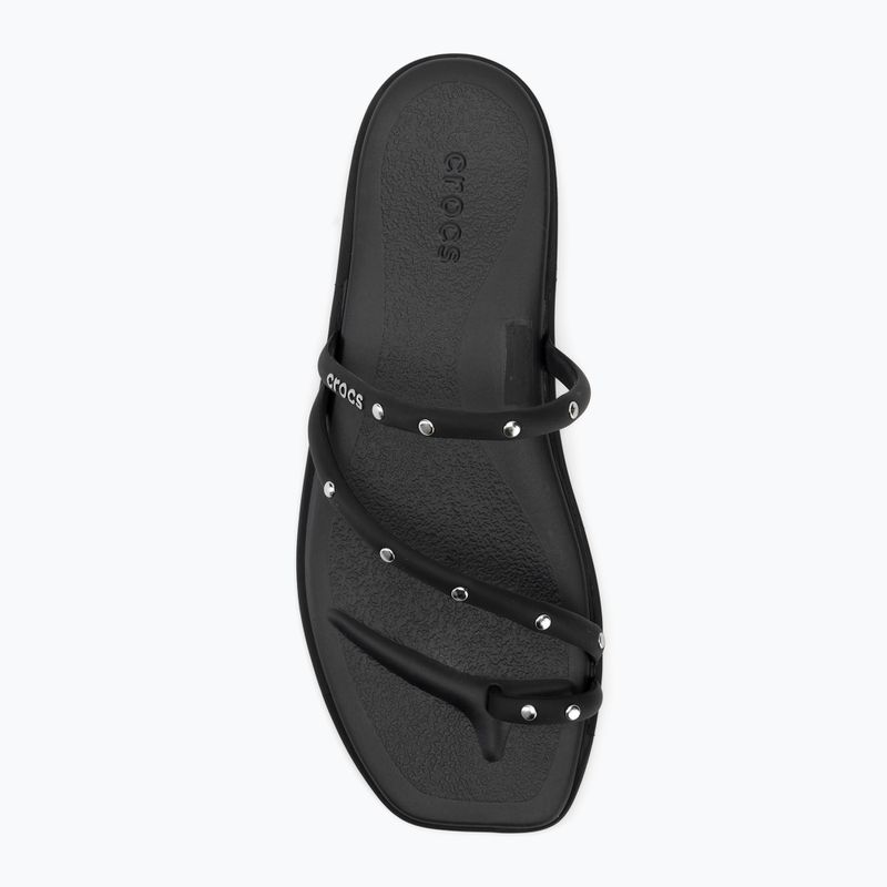 Șlapi pentru femei Crocs Miami Studded Toe Loop black 5