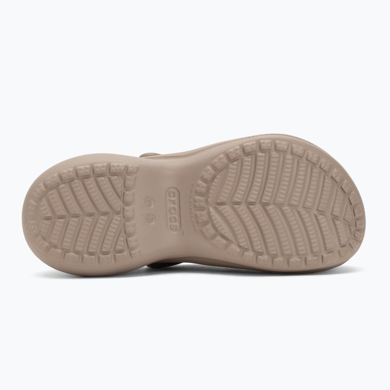 Papuci pentru femei Crocs Classic Bae Clog taupe 5
