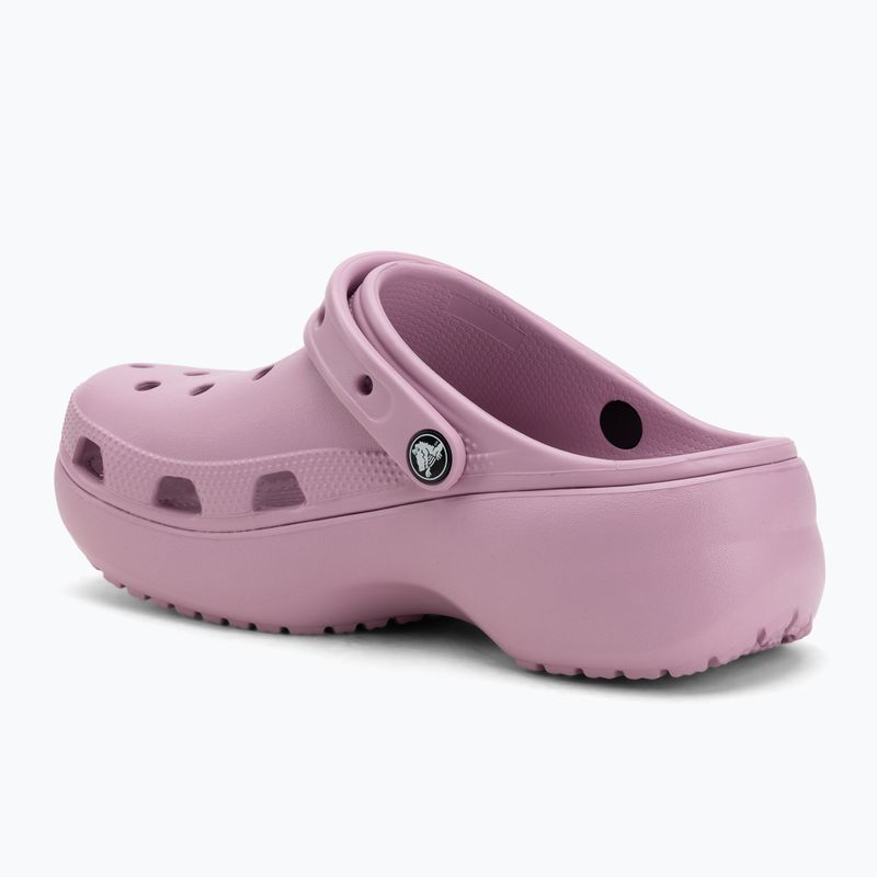 Papuci pentru femei Crocs Classic Platform Clog hydrangea 4