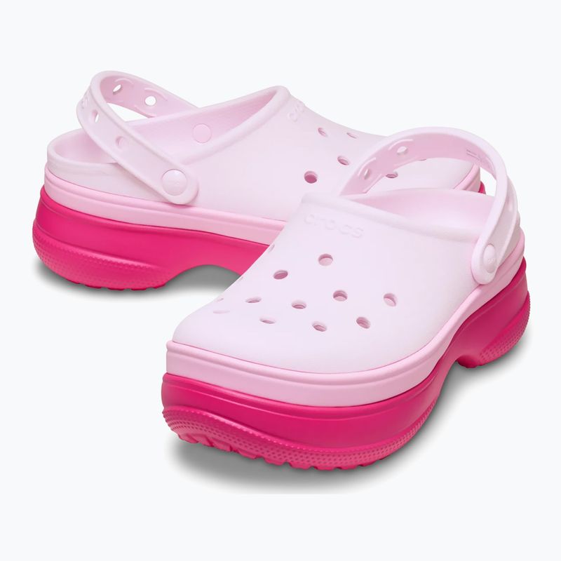 Papuci Crocs Classic Stacked Clog dragon fruit 11