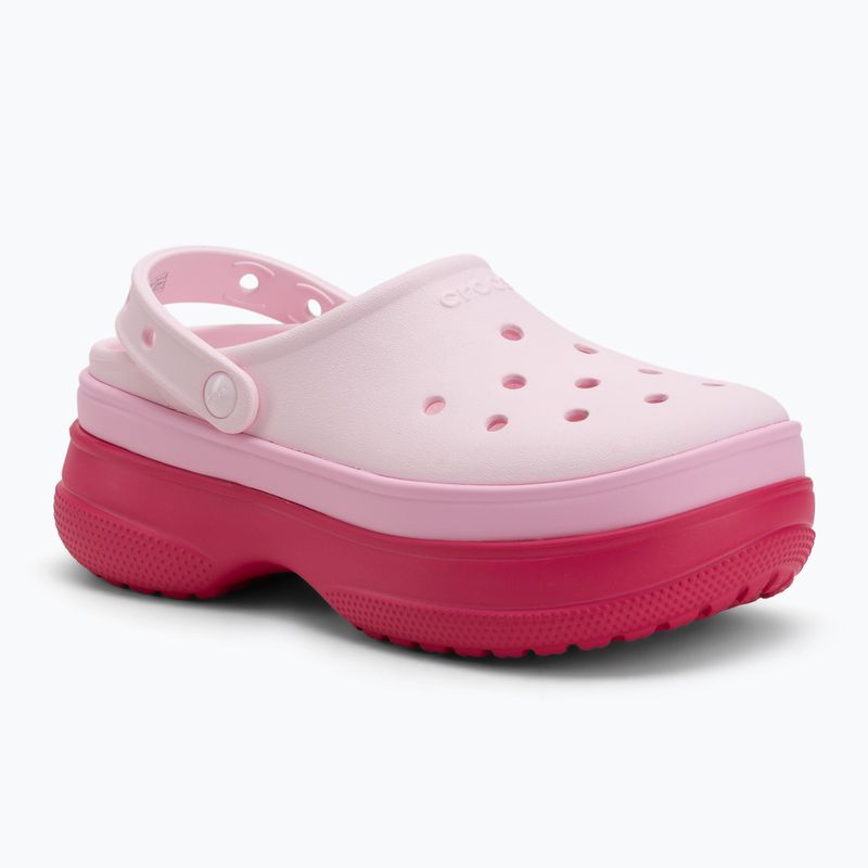 Papuci Crocs Classic Stacked Clog dragon fruit 2