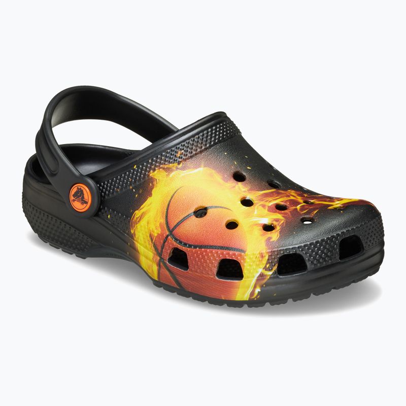 Papuci pentru copii Crocs Flaming Bball Clog Kids black 9