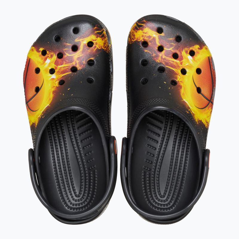 Papuci pentru copii Crocs Flaming Bball Clog Kids black 13