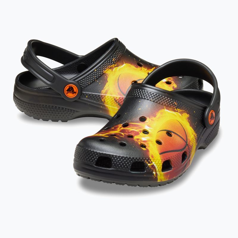 Papuci pentru copii Crocs Flaming Bball Clog Kids black 14
