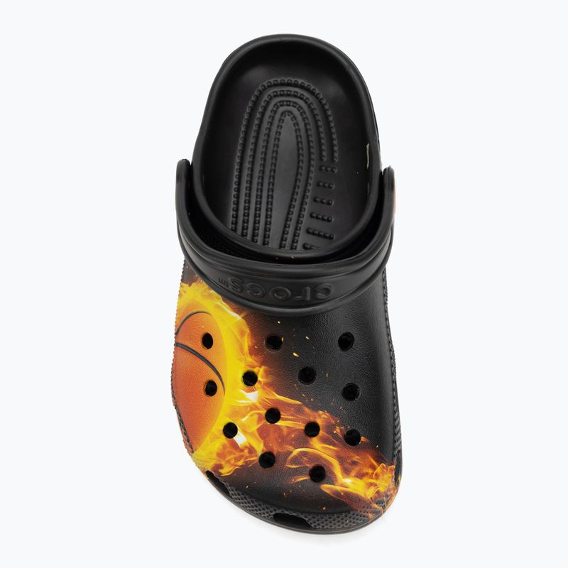 Papuci pentru copii Crocs Flaming Bball Clog Kids black 6