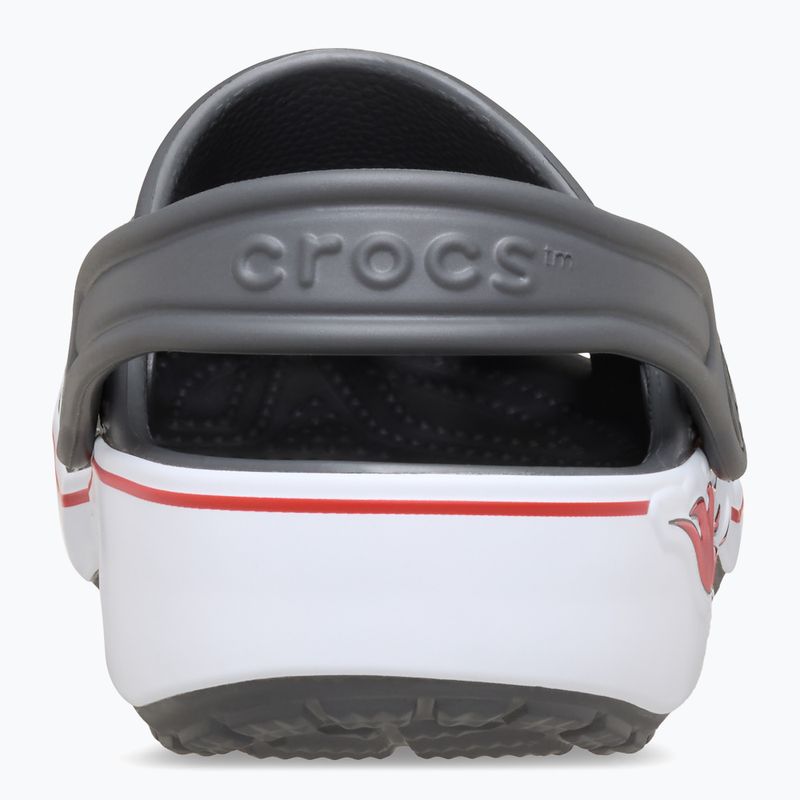 Papuci pentru copii Crocs Classic Soccer Band Clog Kids slate grey 11