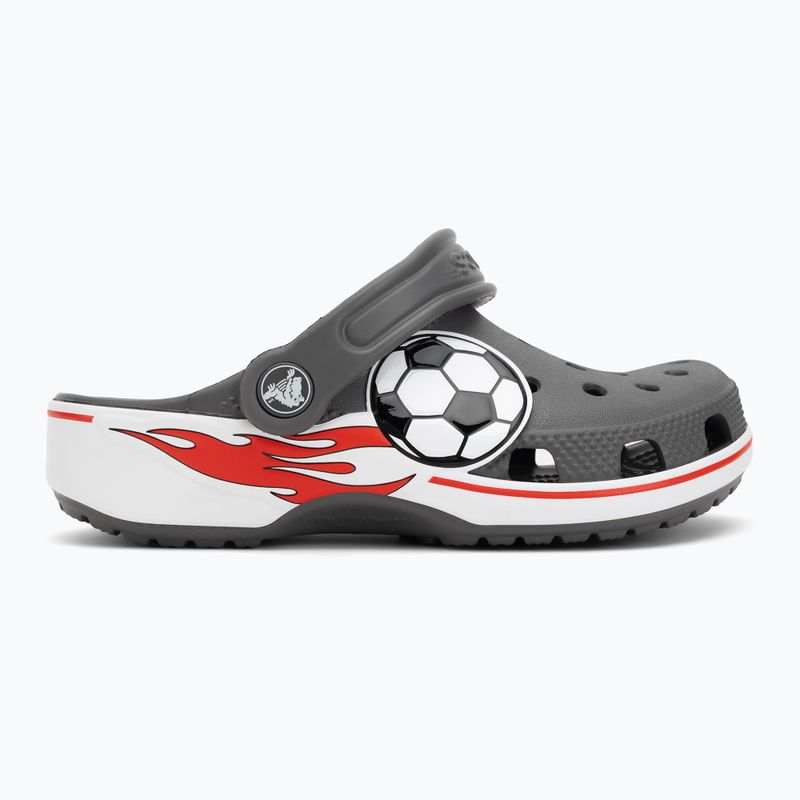 Papuci pentru copii Crocs Classic Soccer Band Clog Kids slate grey 3