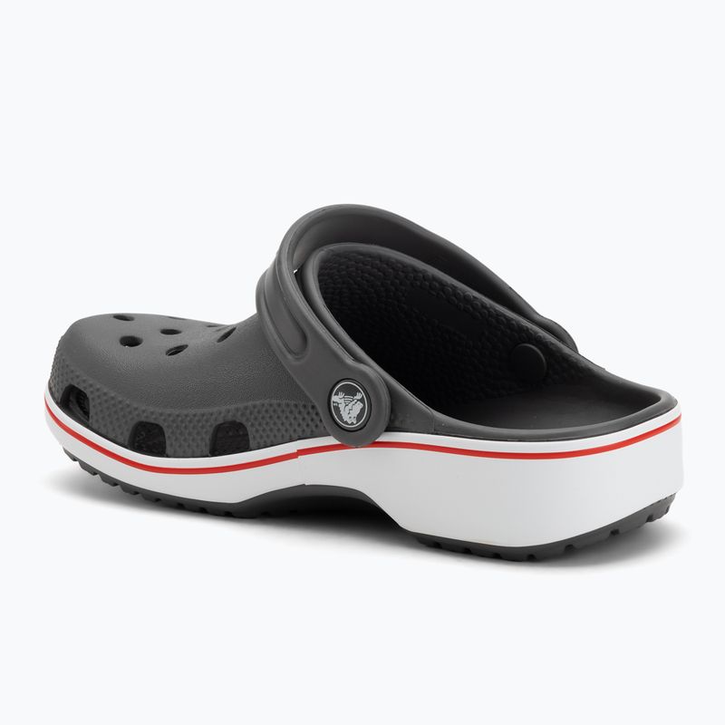 Papuci pentru copii Crocs Classic Soccer Band Clog Kids slate grey 4