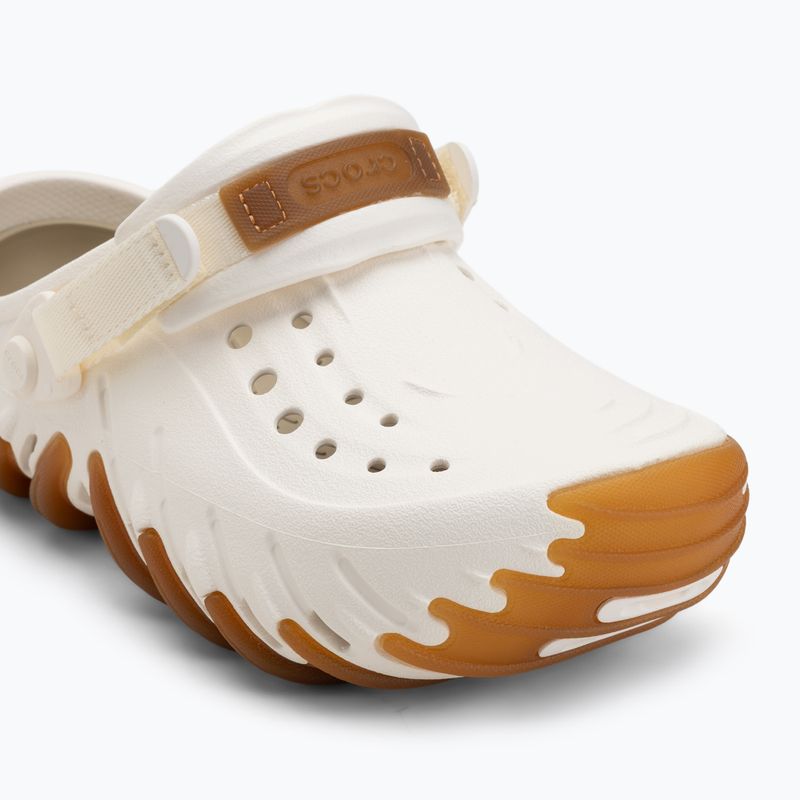 Papuci Crocs Echo Gum Ro Clog chalk 8
