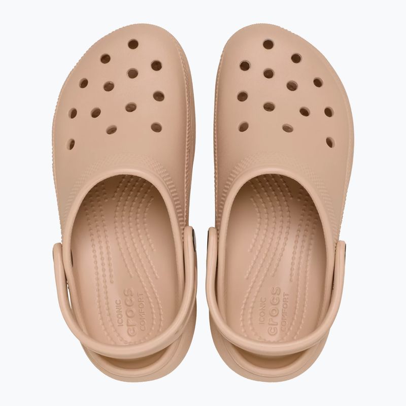 Papuci pentru femei Crocs Classic Platform Clog pink caramel 5