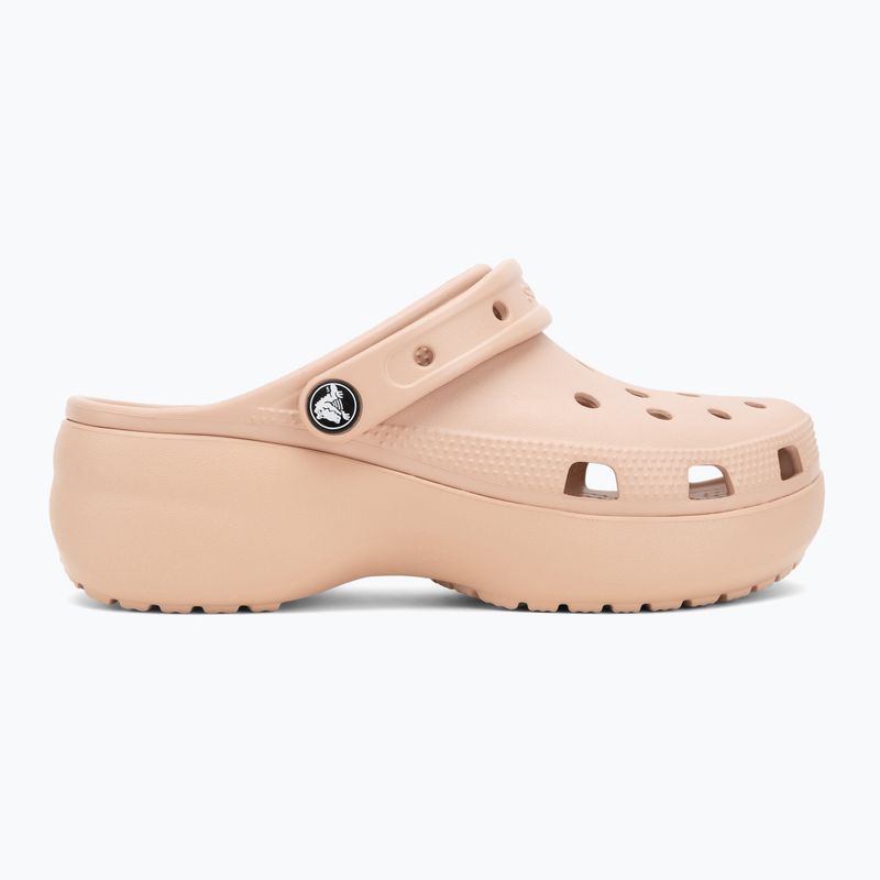 Papuci pentru femei Crocs Classic Platform Clog pink caramel 3
