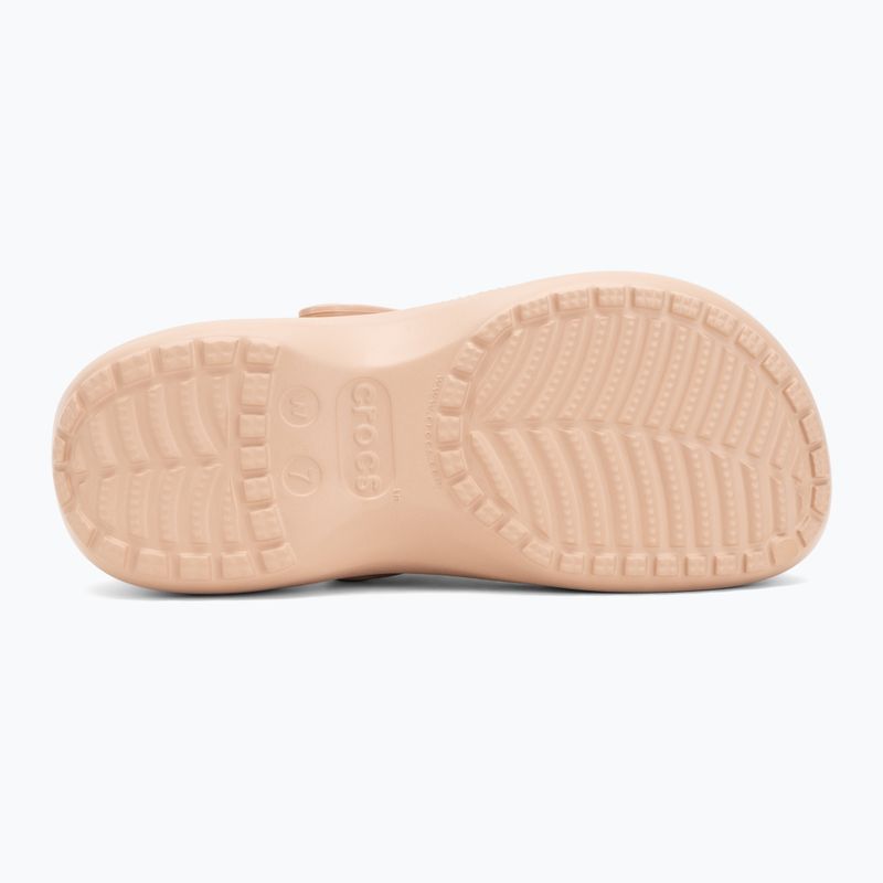 Papuci pentru femei Crocs Classic Platform Clog pink caramel 5