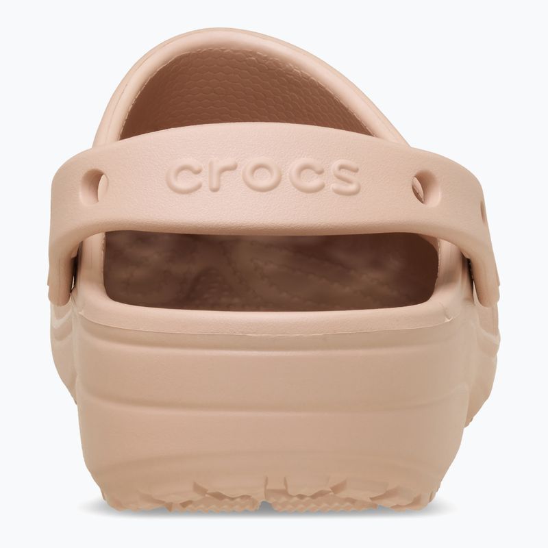 Papuci Crocs Classic Floral Cutout Clog pink caramel 3
