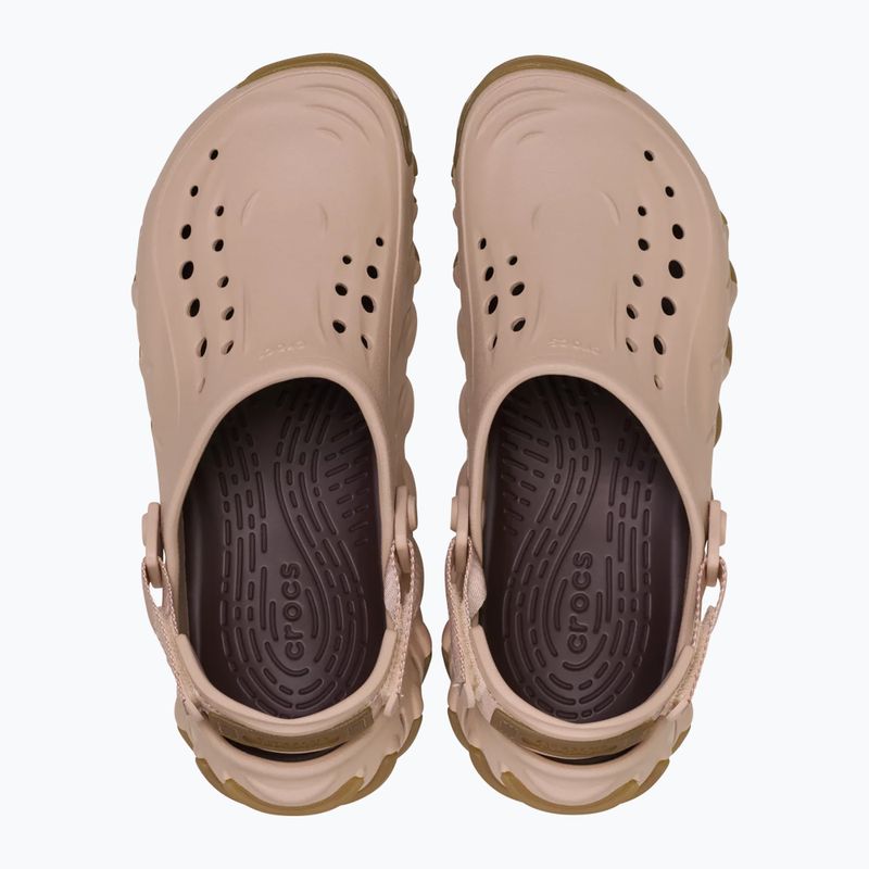 Papuci Crocs Echo Gum Ro Clog pink caramel 13