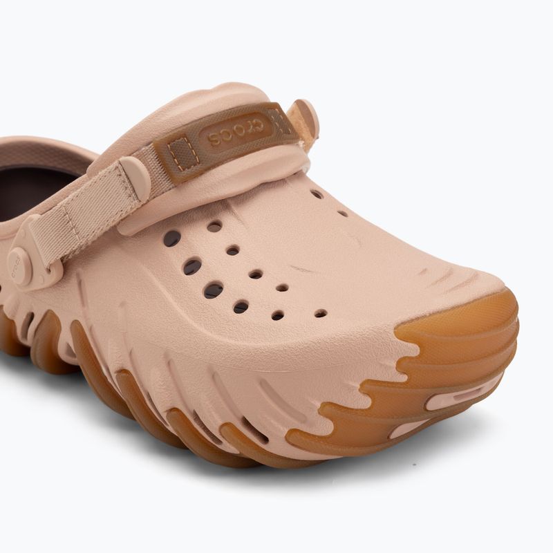 Papuci Crocs Echo Gum Ro Clog pink caramel 8